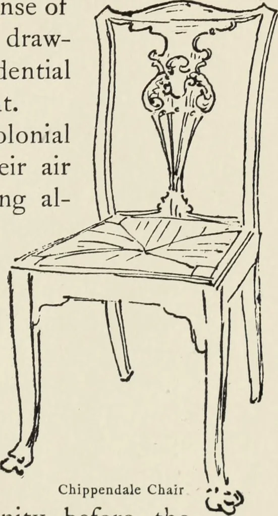 An illustration from Homes and their decoration, 1903, leaf 70