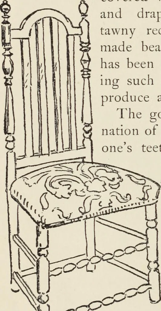 An illustration from Homes and their decoration, 1903, leaf 75