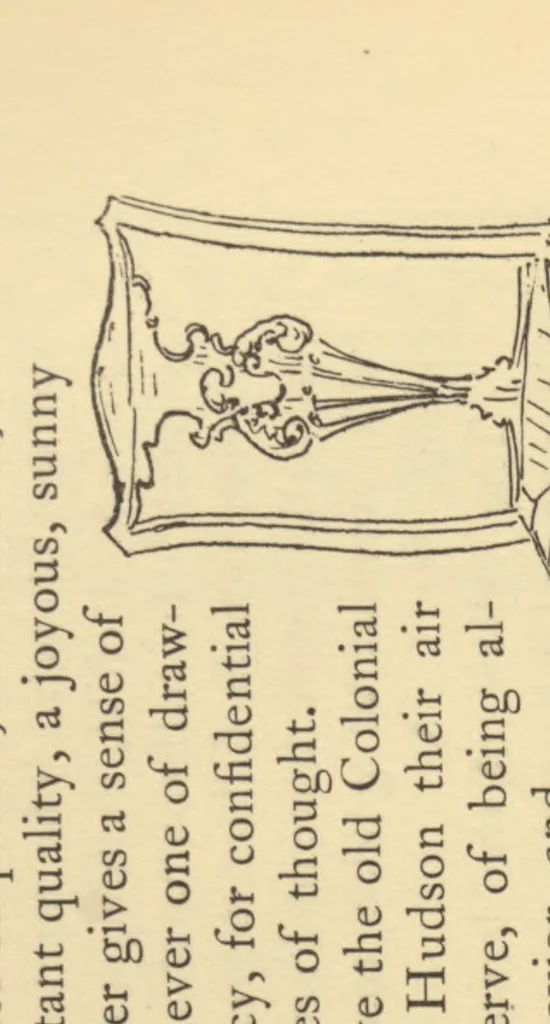 An illustration from Homes and their decoration, 1903, leaf 72