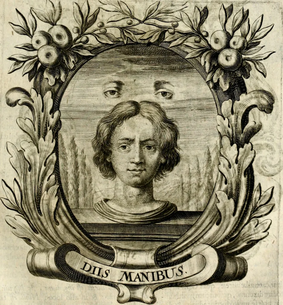 An illustration from Homo et ejus partes figuratus & symbolicus, anatomicus, rationalis, moralis, mysticus, politicus, & legalis : collectus et explicatus cum figuris, symbolis, anatomiis, factis, emblematicus, moralibus, mysticis, proverbiis, hieroglyphicis, prodigiis, simulacris, statuis, historiis, ritibus, observationibus, moribus, numismatibus, dedicationibus, signaturis, significationibus literarum, epithetis, fabulis, miris, physiognomicis, & somniis ; reflexionibus et declarationibus tam ex sacris quàm profanis auctoribus desumptis, 1695, leaf 112