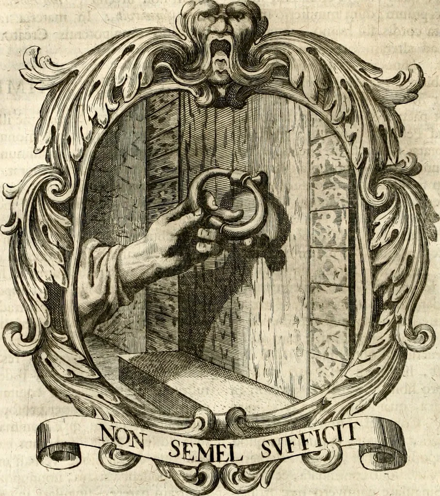 An illustration from Homo et ejus partes figuratus & symbolicus, anatomicus, rationalis, moralis, mysticus, politicus, & legalis : collectus et explicatus cum figuris, symbolis, anatomiis, factis, emblematicus, moralibus, mysticis, proverbiis, hieroglyphicis, prodigiis, simulacris, statuis, historiis, ritibus, observationibus, moribus, numismatibus, dedicationibus, signaturis, significationibus literarum, epithetis, fabulis, miris, physiognomicis, & somniis ; reflexionibus et declarationibus tam ex sacris quàm profanis auctoribus desumptis, 1695, leaf 237