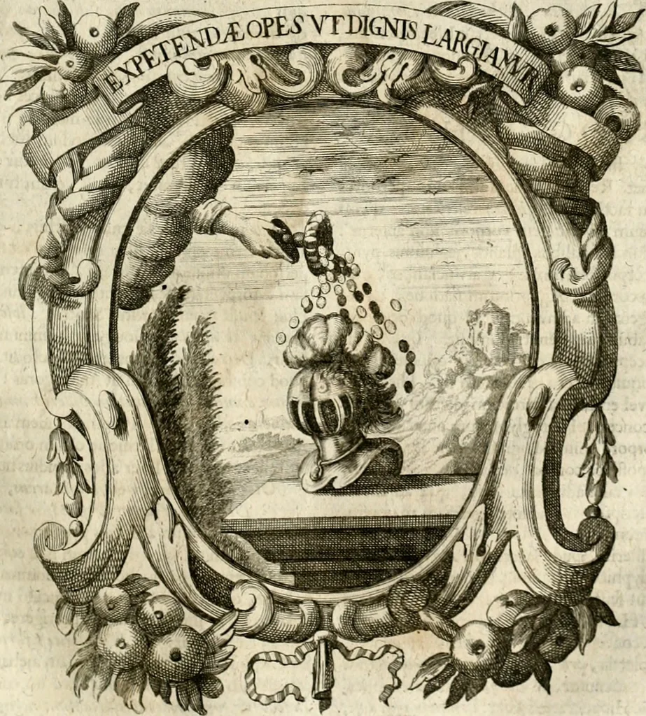 An illustration from Homo et ejus partes figuratus & symbolicus, anatomicus, rationalis, moralis, mysticus, politicus, & legalis : collectus et explicatus cum figuris, symbolis, anatomiis, factis, emblematicus, moralibus, mysticis, proverbiis, hieroglyphicis, prodigiis, simulacris, statuis, historiis, ritibus, observationibus, moribus, numismatibus, dedicationibus, signaturis, significationibus literarum, epithetis, fabulis, miris, physiognomicis, & somniis ; reflexionibus et declarationibus tam ex sacris quàm profanis auctoribus desumptis, 1695, leaf 246