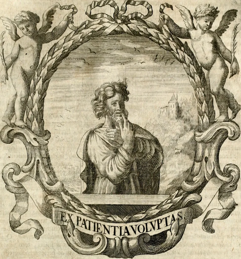 An illustration from Homo et ejus partes figuratus & symbolicus, anatomicus, rationalis, moralis, mysticus, politicus, & legalis : collectus et explicatus cum figuris, symbolis, anatomiis, factis, emblematicus, moralibus, mysticis, proverbiis, hieroglyphicis, prodigiis, simulacris, statuis, historiis, ritibus, observationibus, moribus, numismatibus, dedicationibus, signaturis, significationibus literarum, epithetis, fabulis, miris, physiognomicis, & somniis ; reflexionibus et declarationibus tam ex sacris quàm profanis auctoribus desumptis, 1695, leaf 278