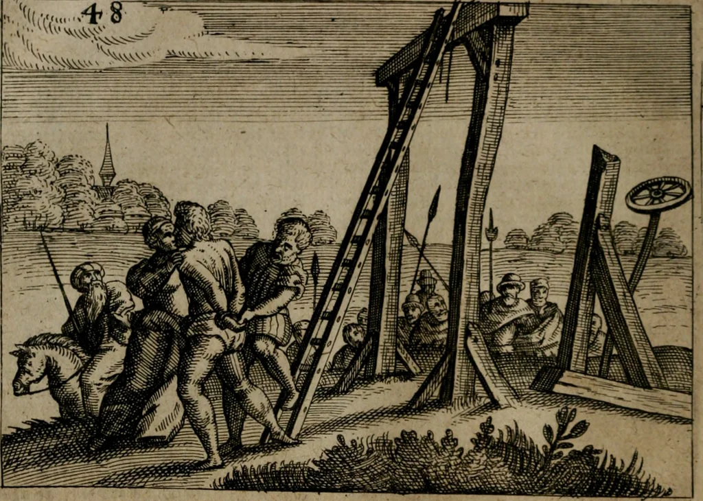 An illustration from Homo microcosmus, hoc est: parvus mundus, macrocosmo, id est: magno mundo, in variis æri incisis figuris totq; carminibus Latinis, per selectiores veterum poëtarum fabulas, nec non elegantiores quasdam historias, emblematice expositus; cujus hæc editio tertia. In qua Latina ista carmina puris rhythmis, Germanicis sunt donata ... Opus, non solùm ad studiosæ juventutis, sed etiam pictorum, sculptorum ... usum et delectationem adornatum, 1670, leaf 109