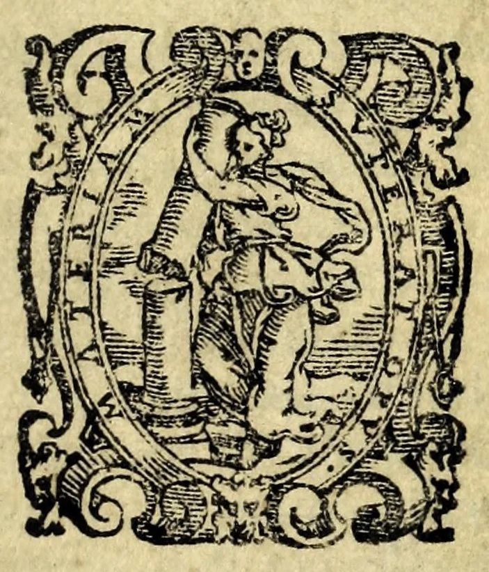 An illustration from Honesta schiava : comedia, 1601, leaf 5