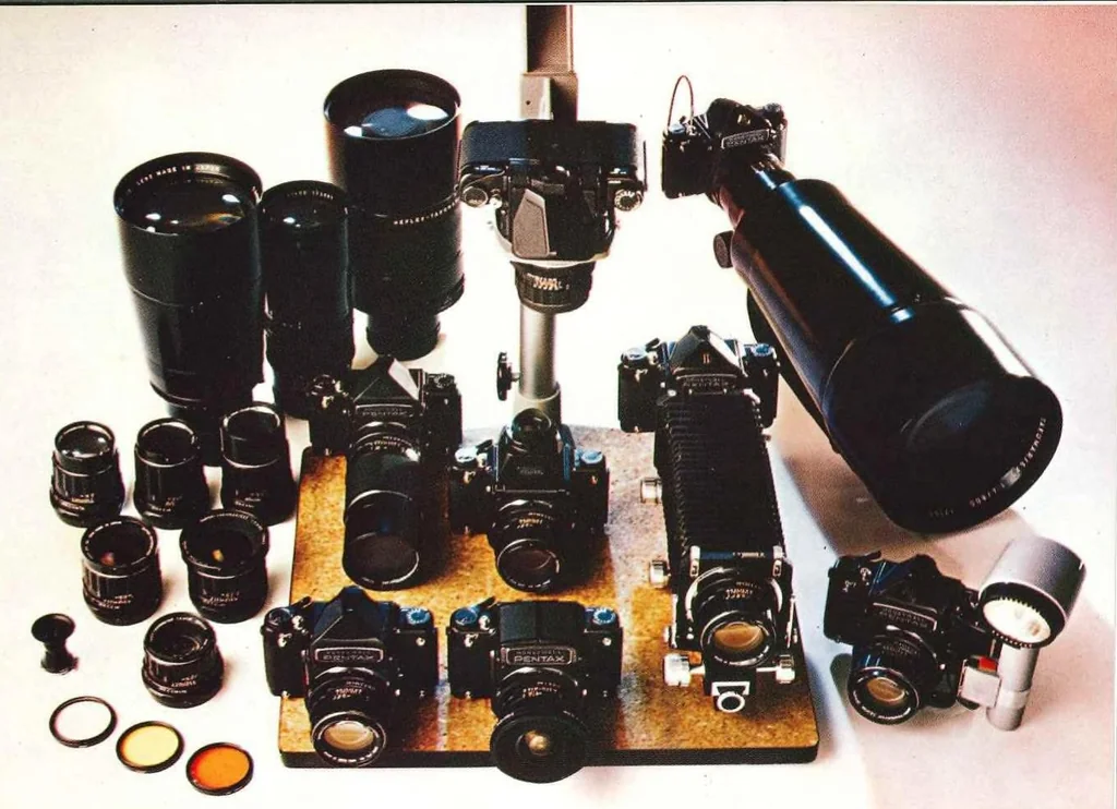 An illustration from Honeywell Pentax 6x7 System 1970, 1970, leaf 2