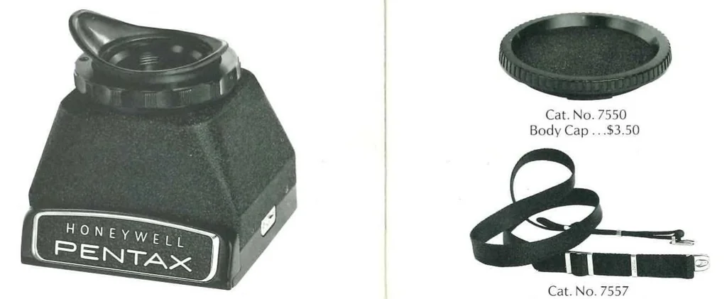 An illustration from Honeywell Pentax 6x7 System 1970, 1970, leaf 6