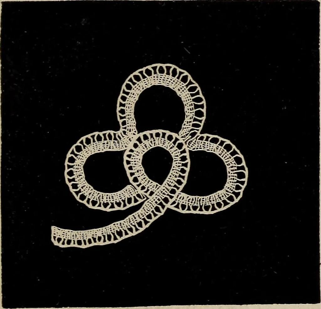 An illustration from The Honiton lace book, 1875, leaf 18