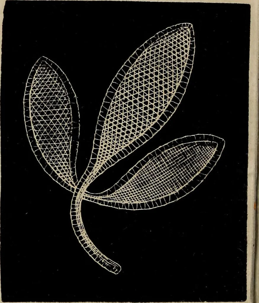 An illustration from The Honiton lace book, 1875, leaf 23