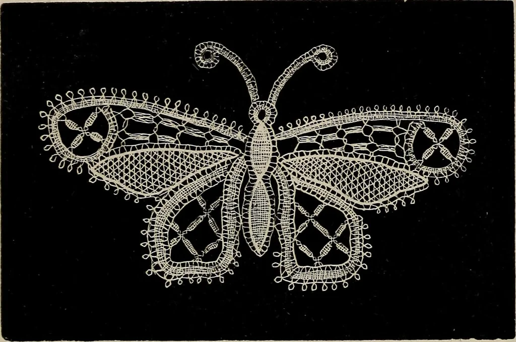 An illustration from The Honiton lace book, 1875, leaf 34