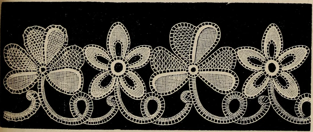 An illustration from The Honiton lace book, 1875, leaf 36