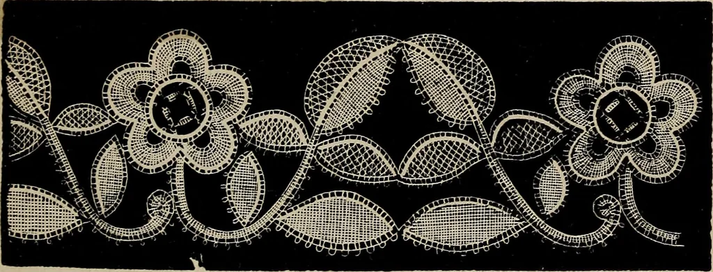 An illustration from The Honiton lace book, 1875, leaf 40