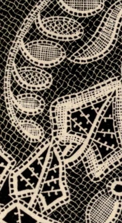 An illustration from The Honiton lace book, 1875, leaf 47