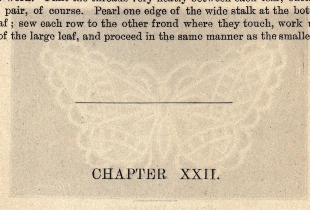 An illustration from The Honiton lace book, 1875, leaf 61