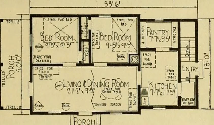 An illustration from Honor bilt modern homes., 1921, leaf 100
