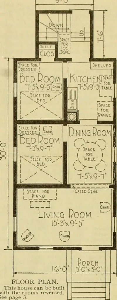An illustration from Honor bilt modern homes., 1921, leaf 102
