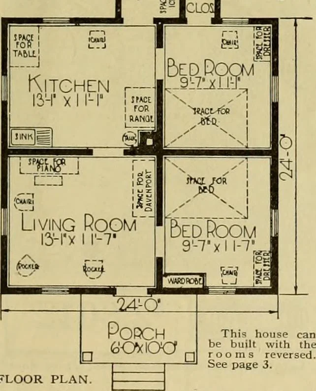 An illustration from Honor bilt modern homes., 1921, leaf 102