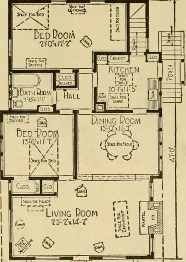 An illustration from Honor bilt modern homes., 1921, leaf 103