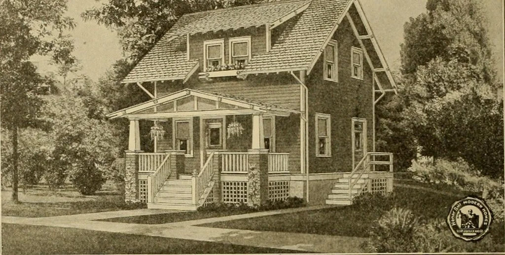 An illustration from Honor bilt modern homes., 1921, leaf 105