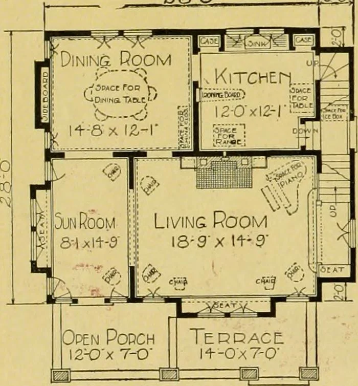 An illustration from Honor bilt modern homes., 1921, leaf 21
