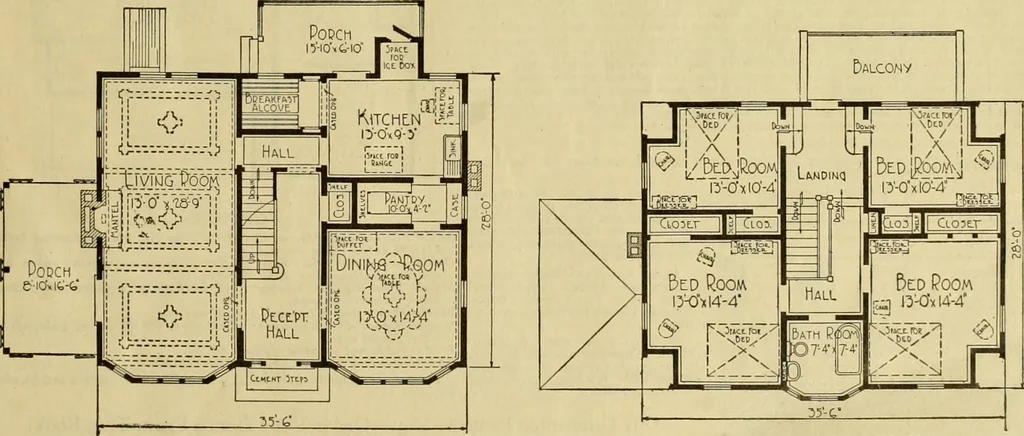 An illustration from Honor bilt modern homes., 1921, leaf 24