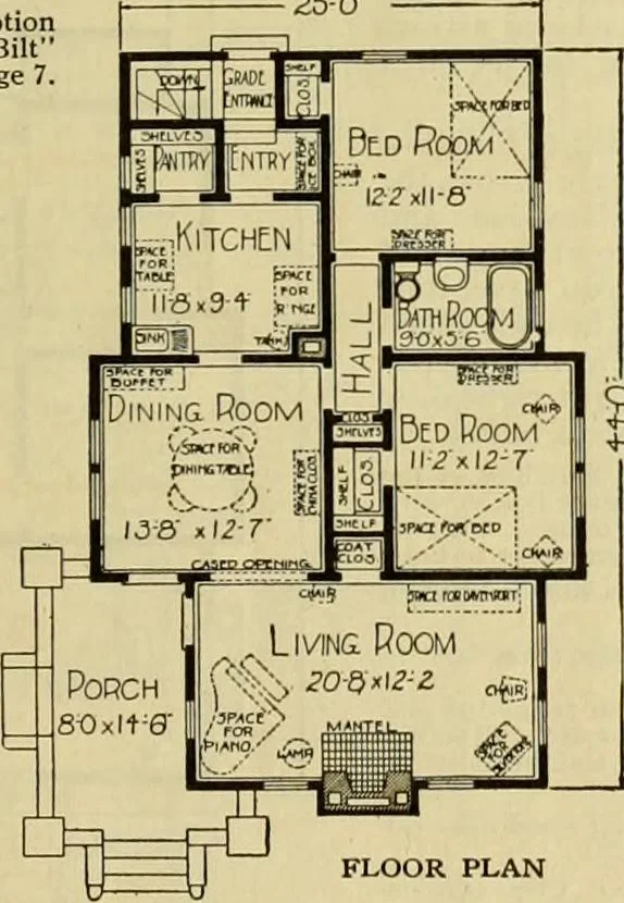 An illustration from Honor bilt modern homes., 1921, leaf 28