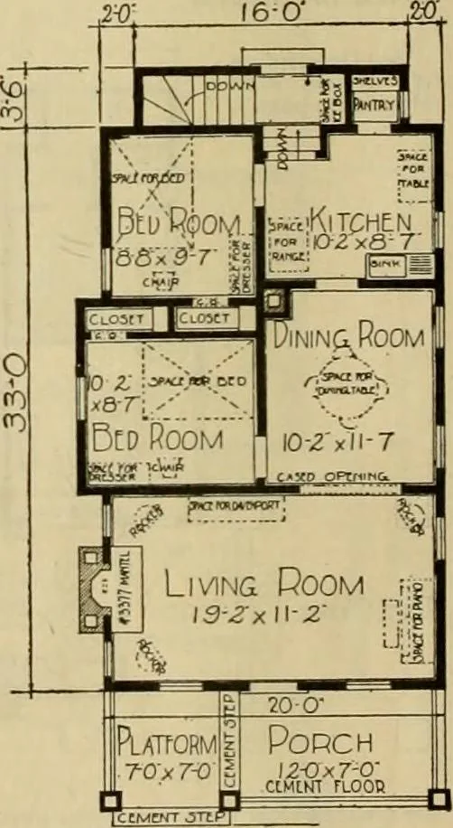 An illustration from Honor bilt modern homes., 1921, leaf 29