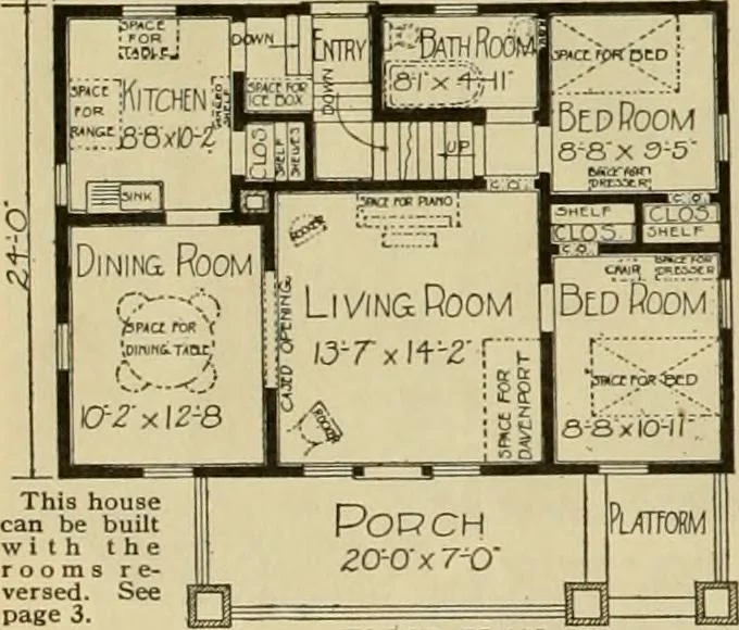 An illustration from Honor bilt modern homes., 1921, leaf 35