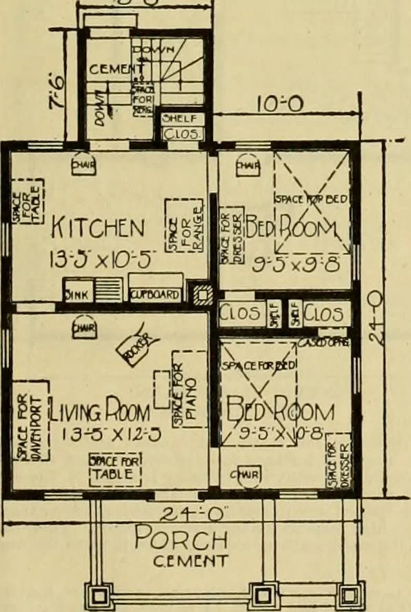 An illustration from Honor bilt modern homes., 1921, leaf 36