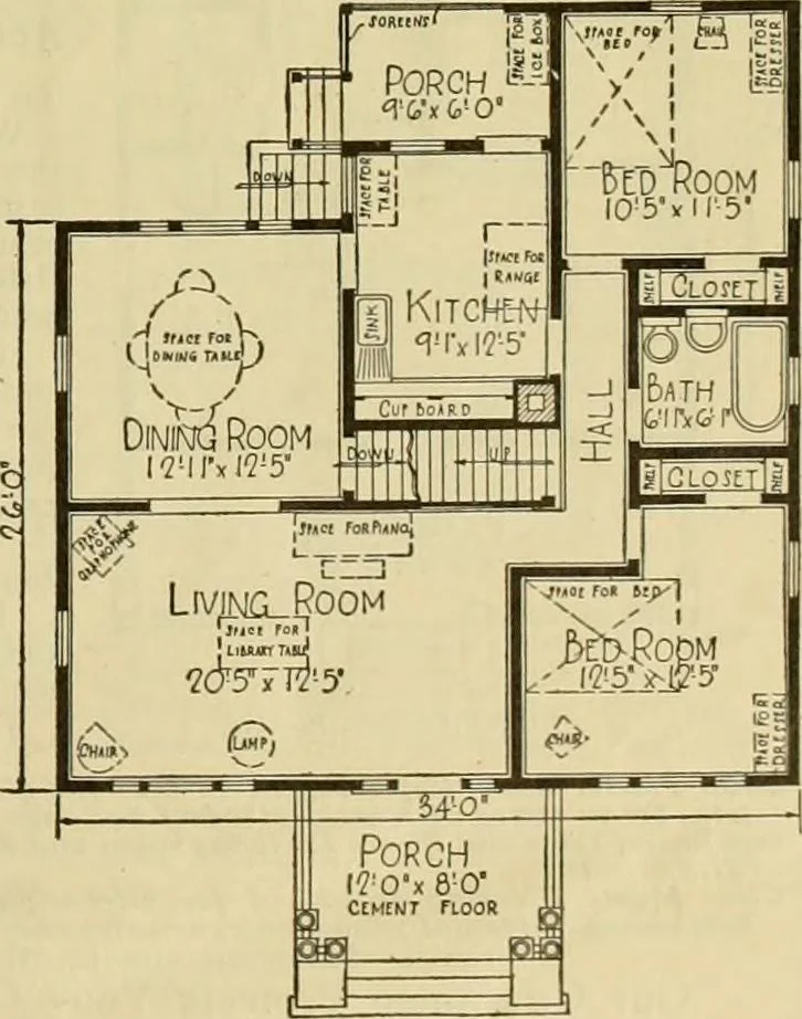 An illustration from Honor bilt modern homes., 1921, leaf 38