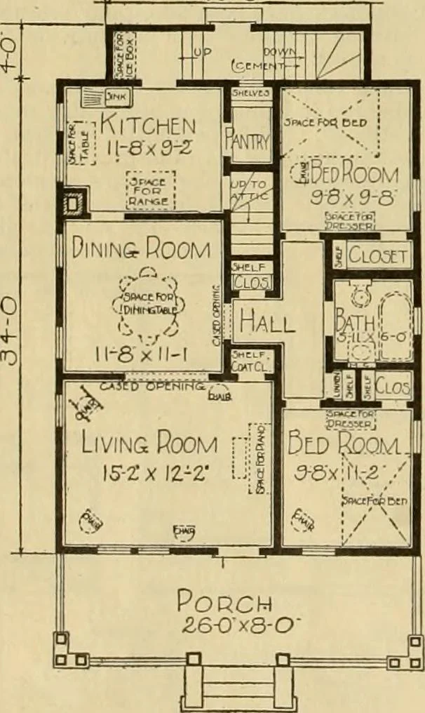 An illustration from Honor bilt modern homes., 1921, leaf 39