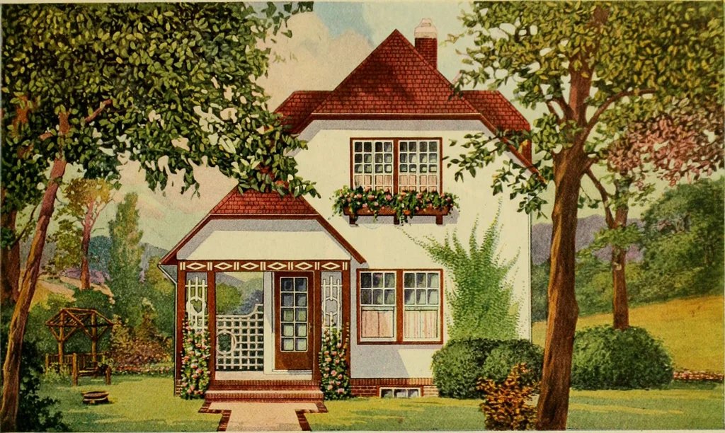 An illustration from Honor bilt modern homes., 1921, leaf 40