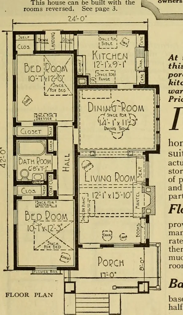 An illustration from Honor bilt modern homes., 1921, leaf 42