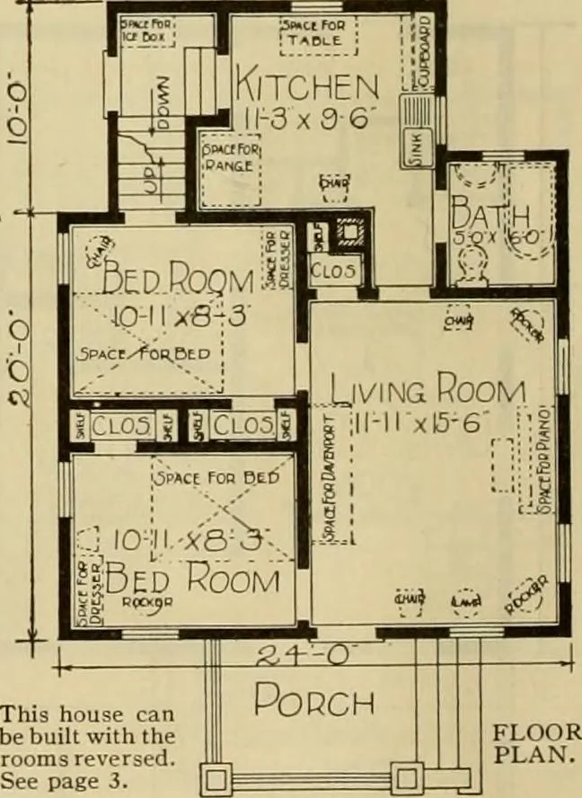 An illustration from Honor bilt modern homes., 1921, leaf 47