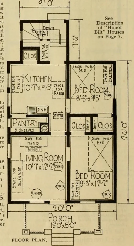 An illustration from Honor bilt modern homes., 1921, leaf 51