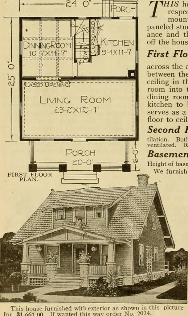 An illustration from Honor bilt modern homes., 1921, leaf 55