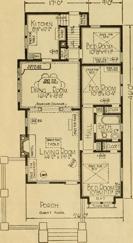 An illustration from Honor bilt modern homes., 1921, leaf 57