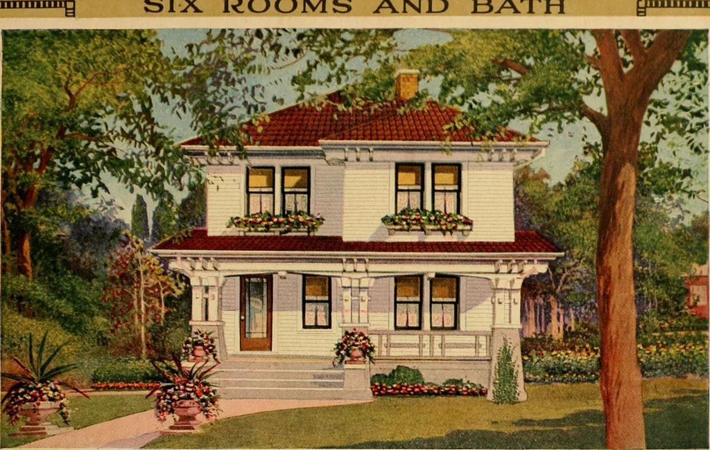 An illustration from Honor bilt modern homes., 1921, leaf 58