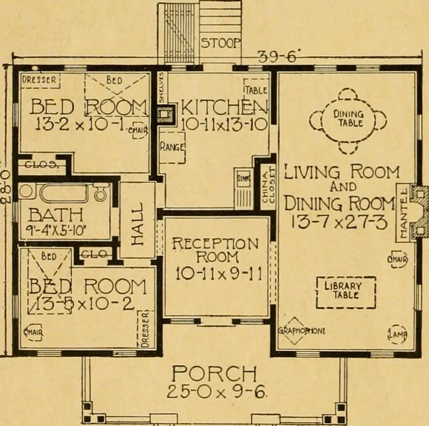 An illustration from Honor bilt modern homes., 1921, leaf 59