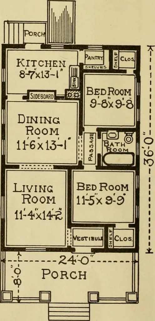An illustration from Honor bilt modern homes., 1921, leaf 63