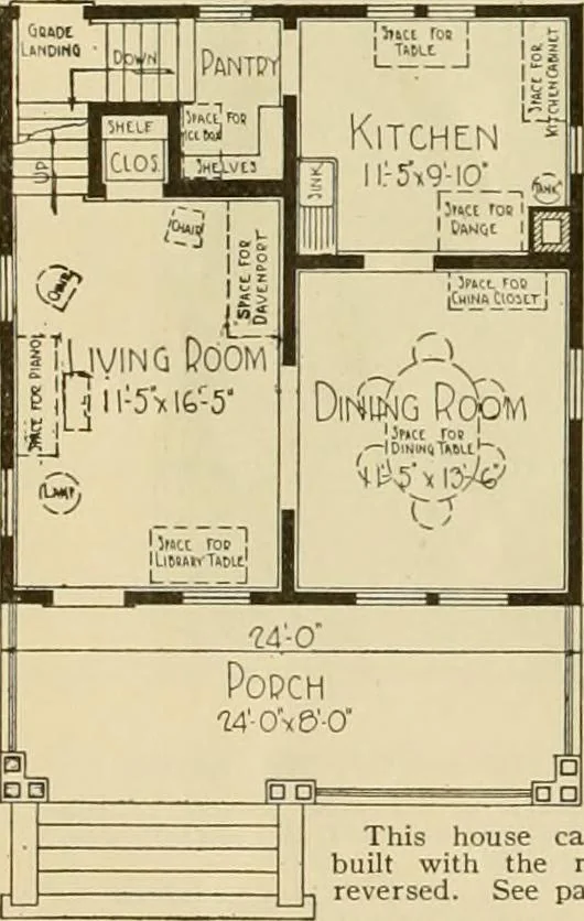 An illustration from Honor bilt modern homes., 1921, leaf 65