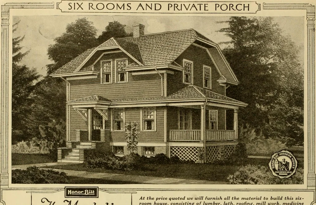 An illustration from Honor bilt modern homes., 1921, leaf 67