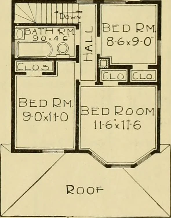 An illustration from Honor bilt modern homes., 1921, leaf 68