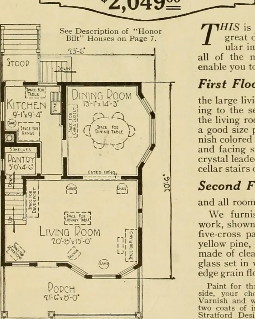 An illustration from Honor bilt modern homes., 1921, leaf 69