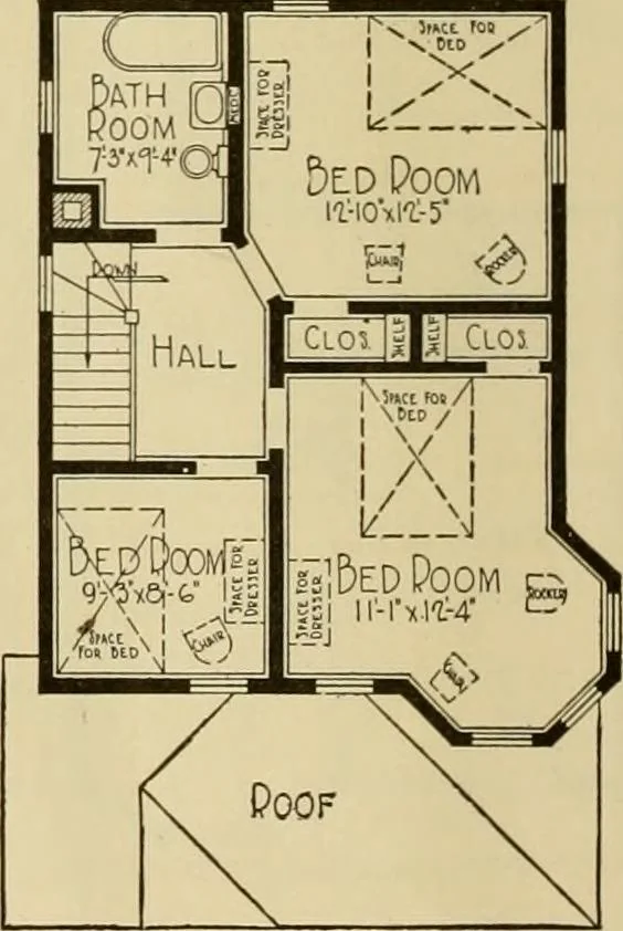 An illustration from Honor bilt modern homes., 1921, leaf 69