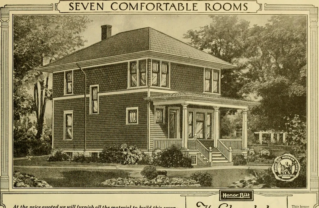 An illustration from Honor bilt modern homes., 1921, leaf 70