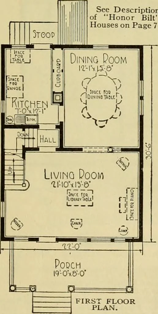 An illustration from Honor bilt modern homes., 1921, leaf 70