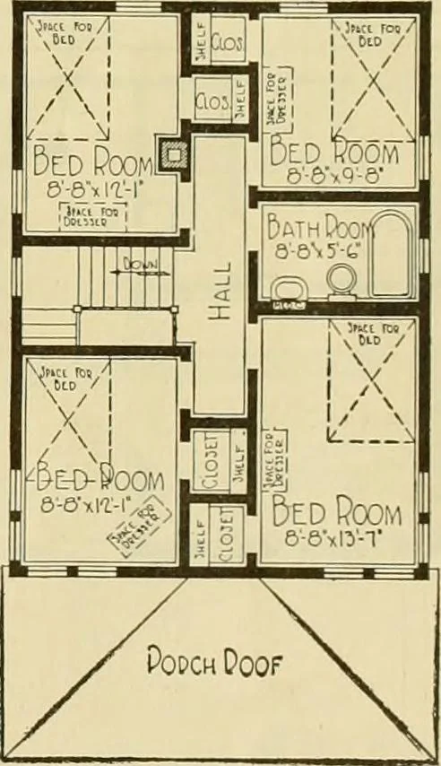 An illustration from Honor bilt modern homes., 1921, leaf 70