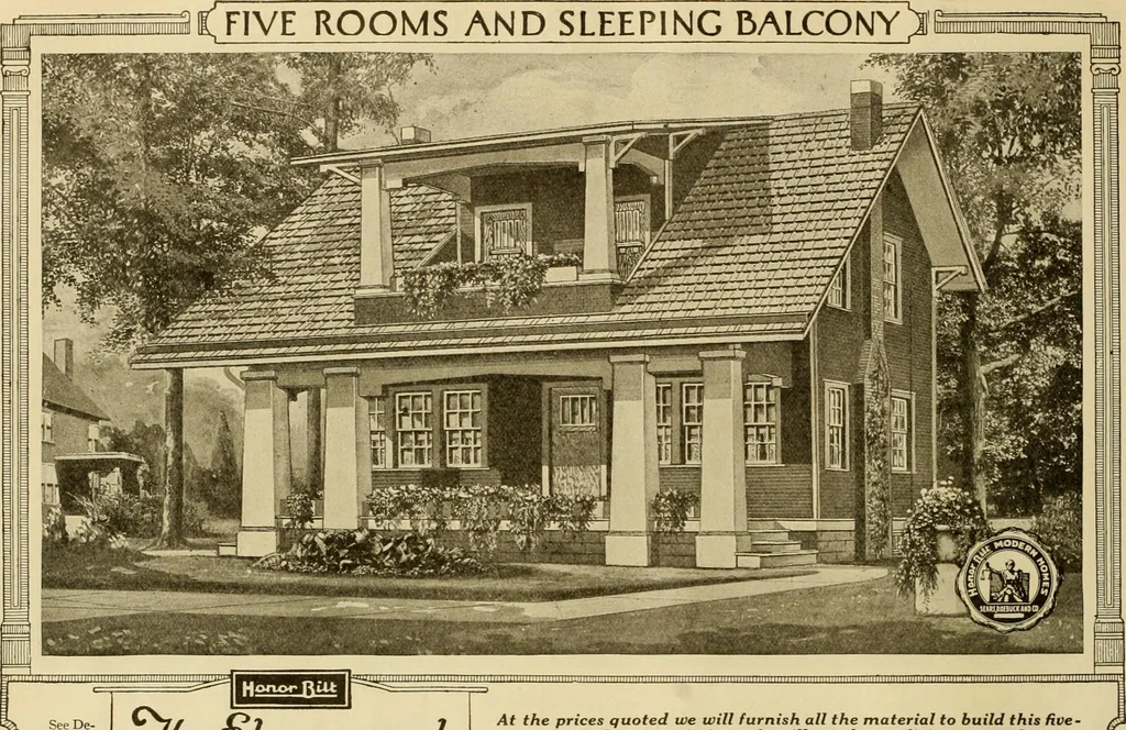 An illustration from Honor bilt modern homes., 1921, leaf 71