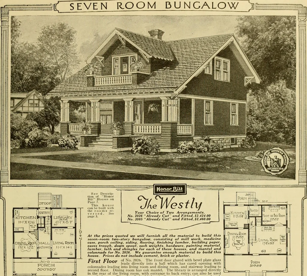 An illustration from Honor bilt modern homes., 1921, leaf 74
